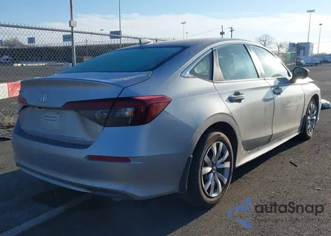 2025 Honda Civic Lx из США, поврежденный, VIN 2HGFE2F24SH520640